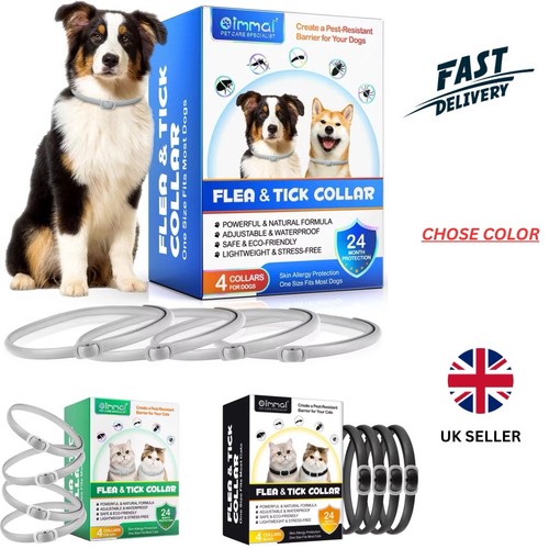 Dog cat flea collar treatment - collar,