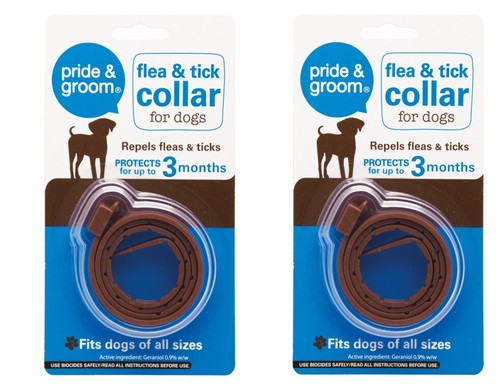 Dog flea tick collars - 2x,